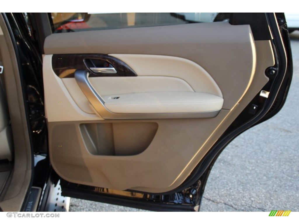 2010 Acura MDX Technology Parchment Door Panel Photo #81308417