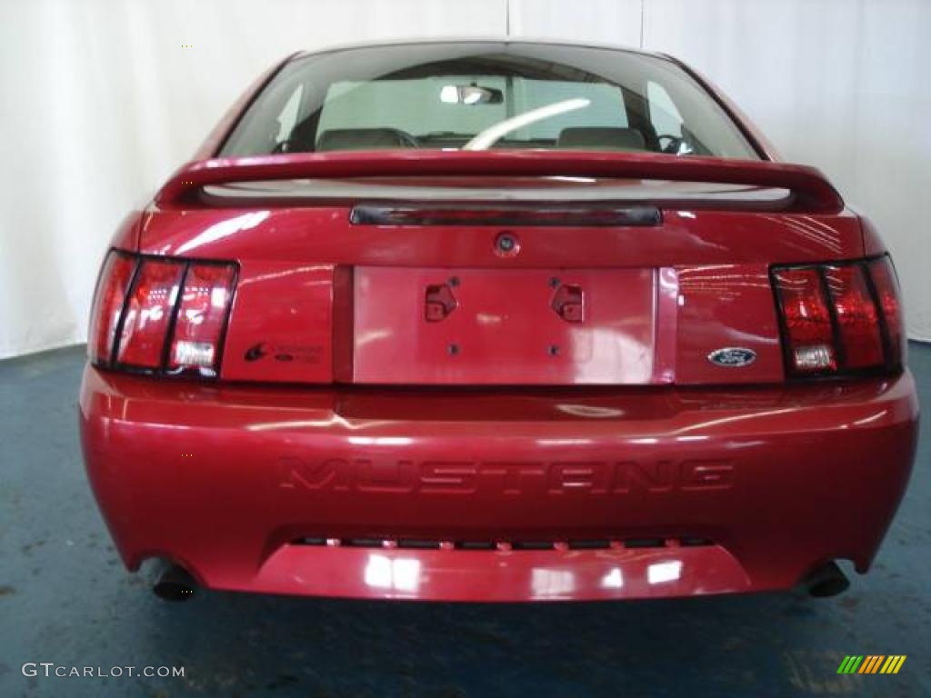 2000 Mustang GT Coupe - Laser Red Metallic / Medium Parchment photo #29