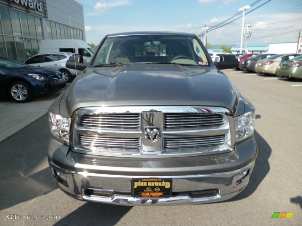 2012 Ram 1500 SLT Crew Cab 4x4 - Mineral Gray Metallic / Dark Slate Gray/Medium Graystone photo #2