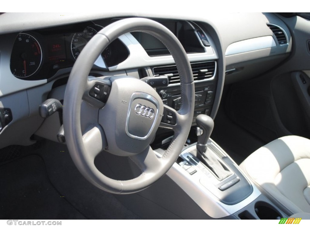 2009 A4 2.0T Sedan - Aruba Blue Pearl Effect / Cardamom Beige photo #9