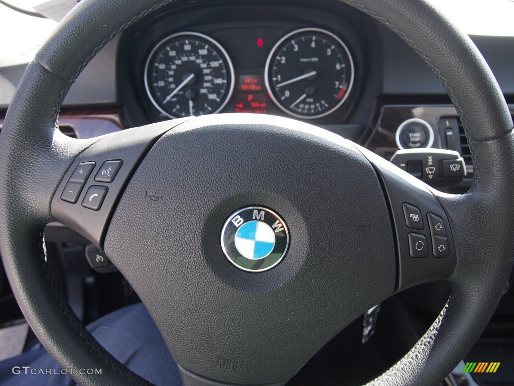 2010 3 Series 328i Sedan - Jet Black / Black photo #20