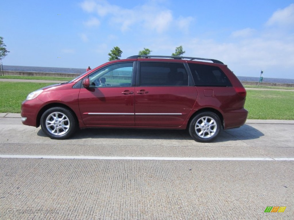 Salsa Red Pearl 2005 Toyota Sienna XLE Limited Exterior Photo #81310433