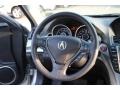 2011 Acura TL Taupe Gray Interior Steering Wheel Photo