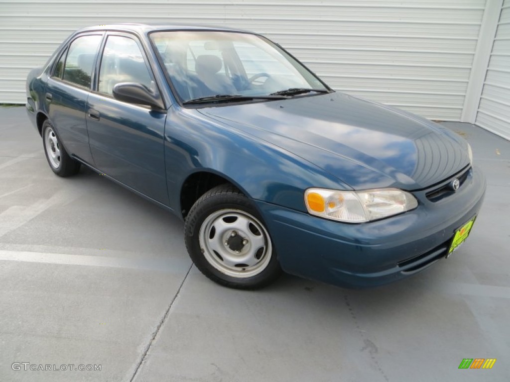 1999 Corolla VE - Aqua Blue Metallic / Light Charcoal photo #2