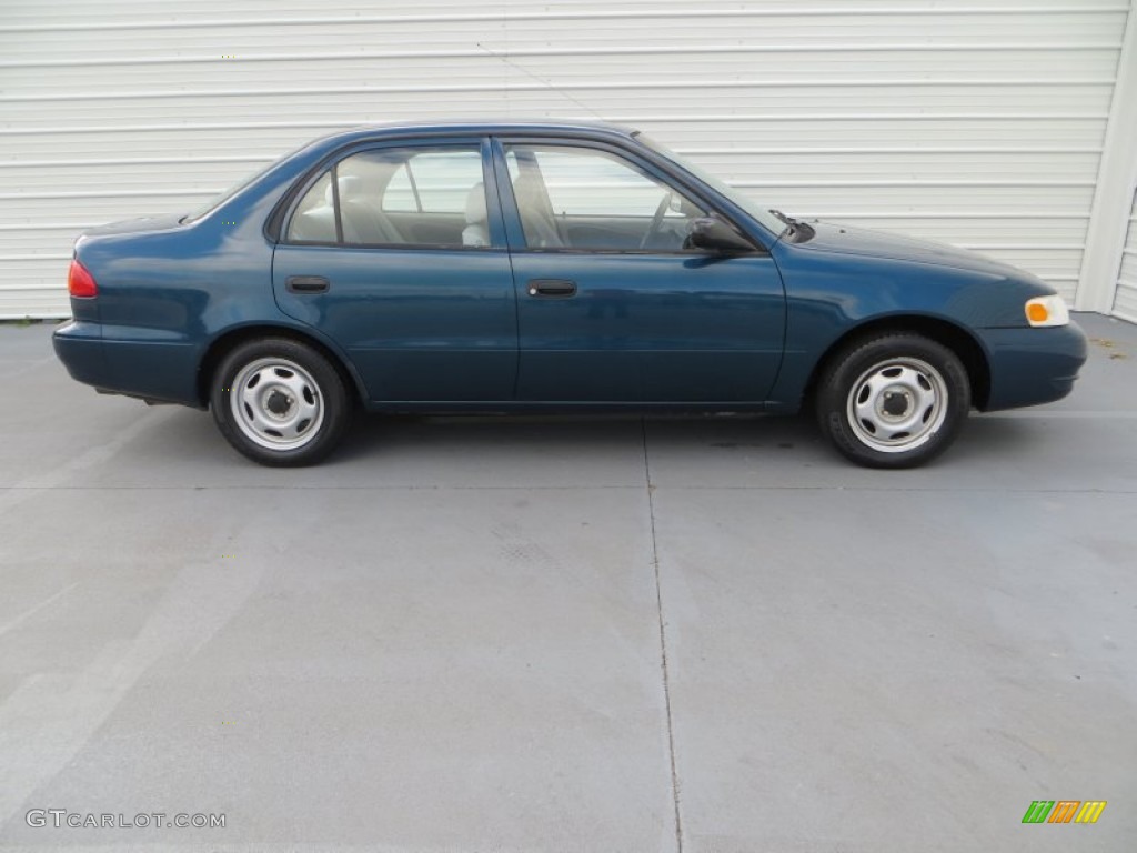 1999 Corolla VE - Aqua Blue Metallic / Light Charcoal photo #3