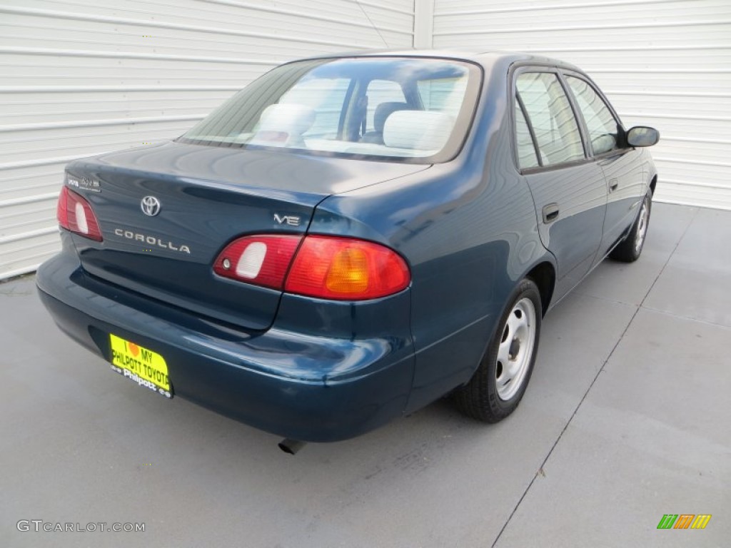 1999 Corolla VE - Aqua Blue Metallic / Light Charcoal photo #4