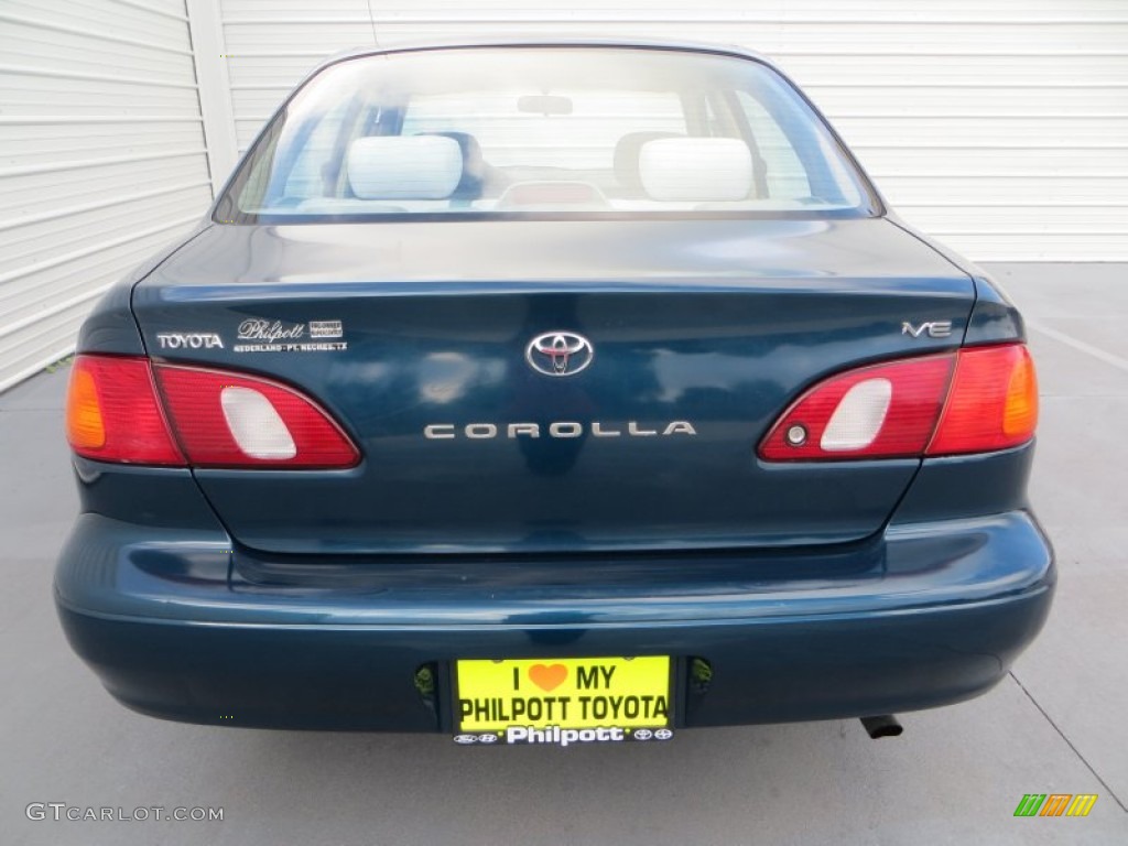 1999 Corolla VE - Aqua Blue Metallic / Light Charcoal photo #5