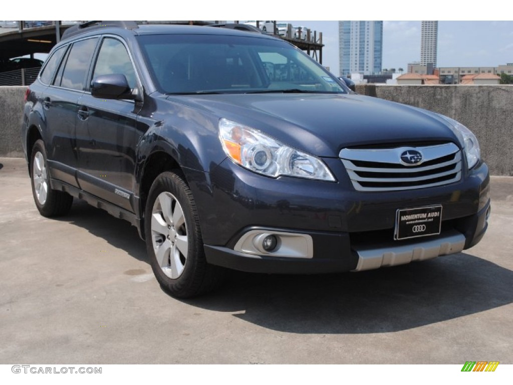 2011 Outback 2.5i Limited Wagon - Graphite Gray Metallic / Off Black photo #1