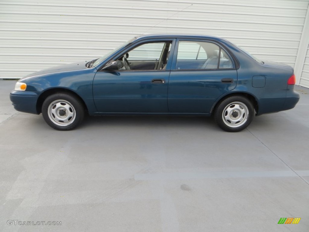 1999 Corolla VE - Aqua Blue Metallic / Light Charcoal photo #6
