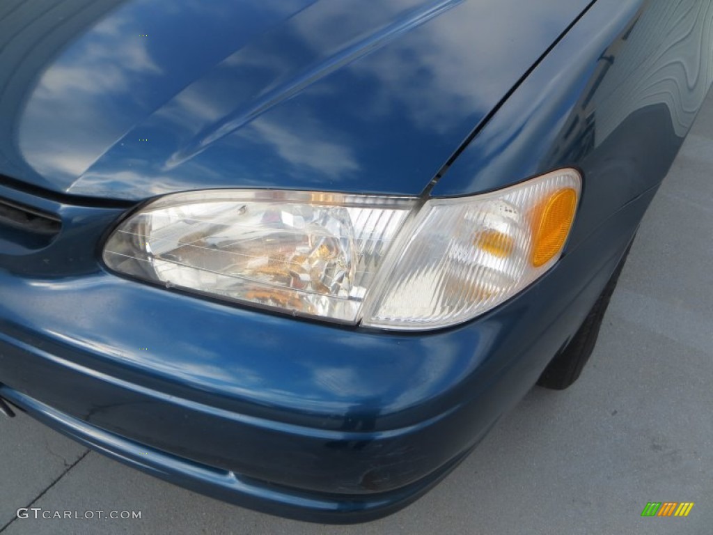 1999 Corolla VE - Aqua Blue Metallic / Light Charcoal photo #9