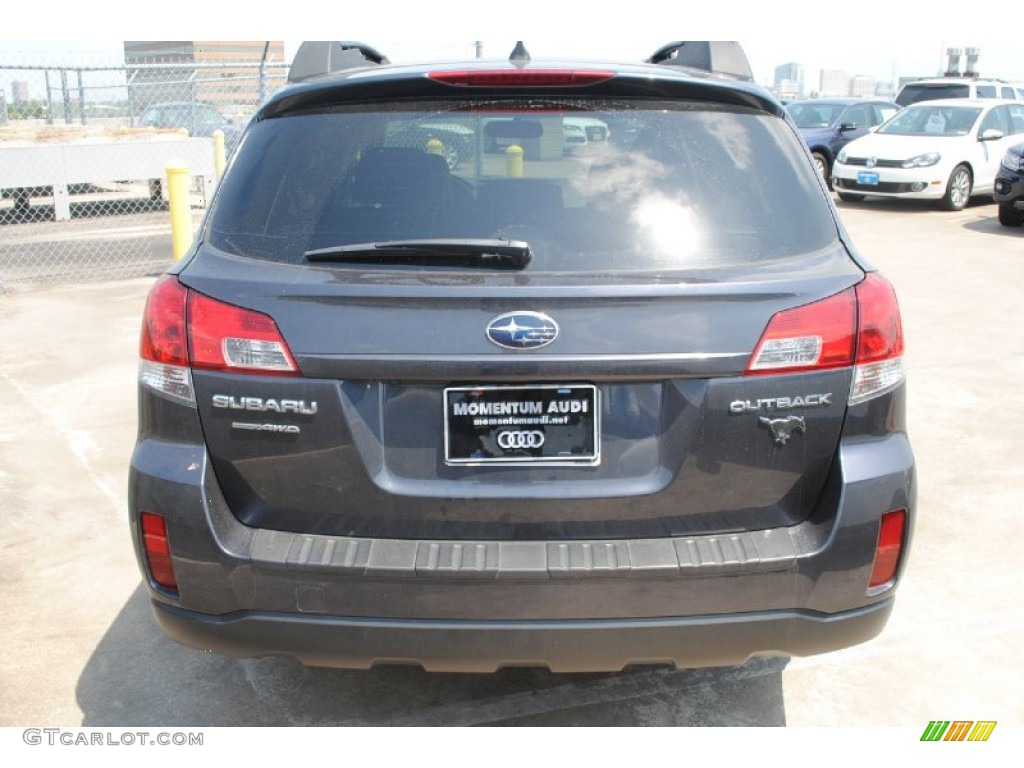 2011 Outback 2.5i Limited Wagon - Graphite Gray Metallic / Off Black photo #7