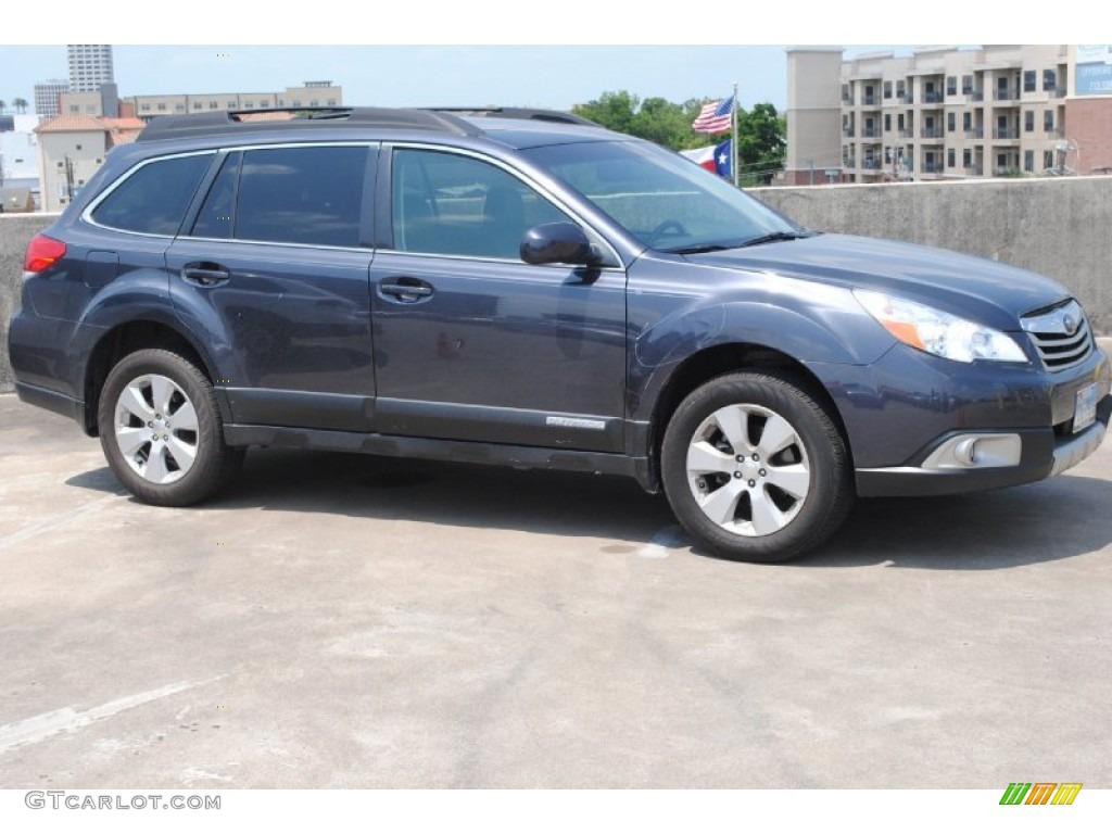 2011 Outback 2.5i Limited Wagon - Graphite Gray Metallic / Off Black photo #9