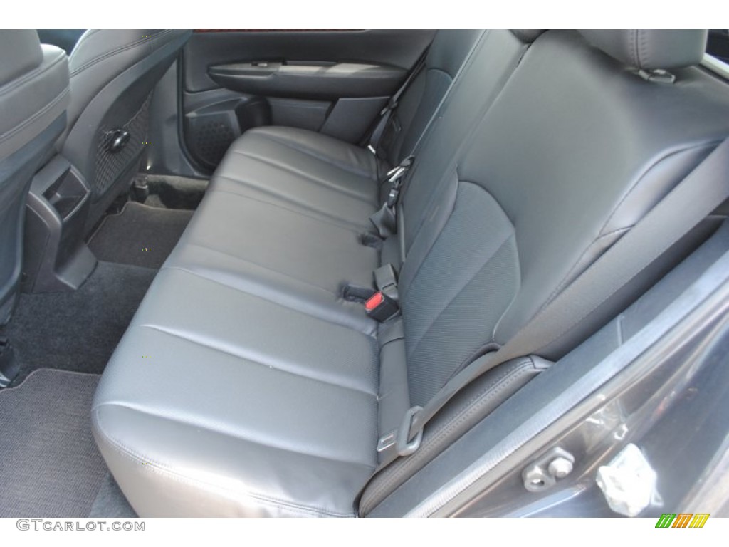 2011 Outback 2.5i Limited Wagon - Graphite Gray Metallic / Off Black photo #15