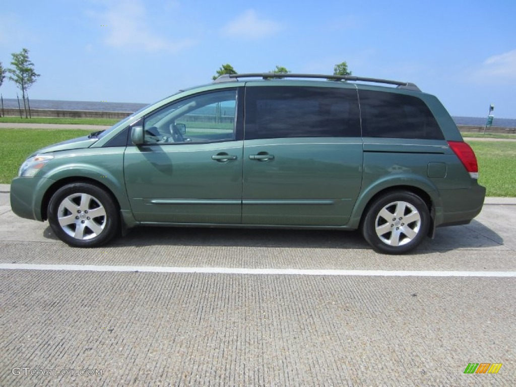 2004 Quest 3.5 SE - Green Tea Metallic / Beige photo #9