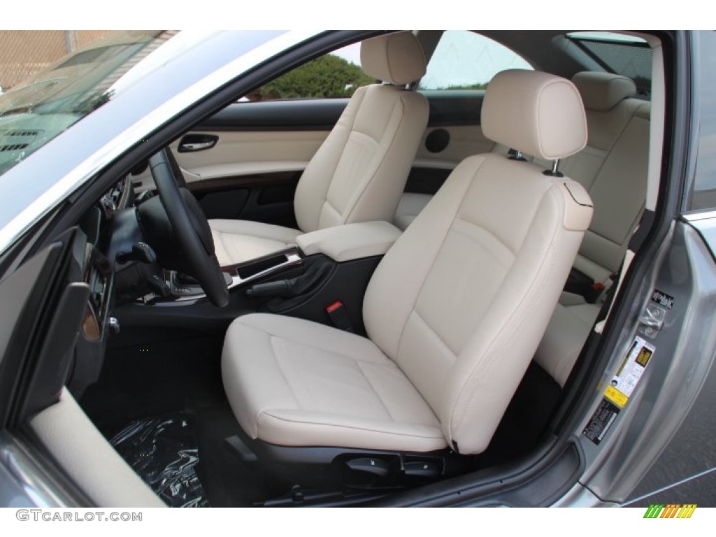 Oyster/Black Interior 2012 BMW 3 Series 328i Coupe Photo #81311765