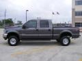 2003 Dark Shadow Grey Metallic Ford F250 Super Duty Lariat Crew Cab 4x4  photo #2