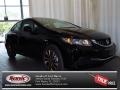 2013 Crystal Black Pearl Honda Civic EX Sedan  photo #1