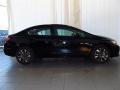 2013 Crystal Black Pearl Honda Civic EX Sedan  photo #2