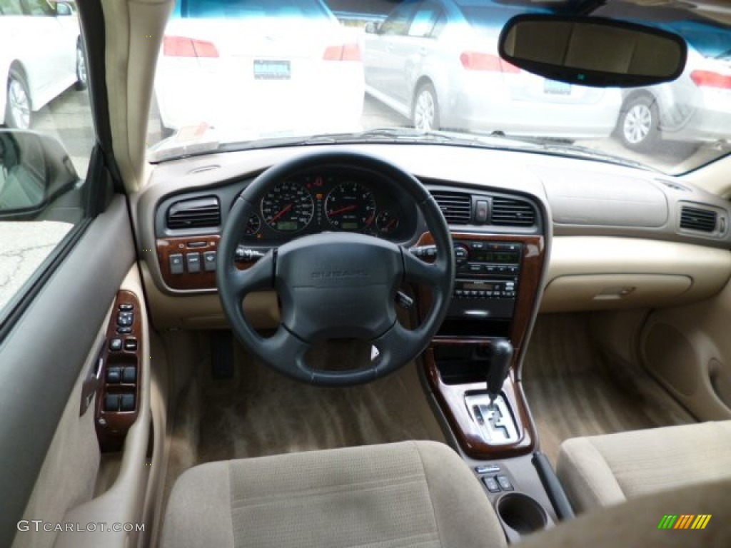 2004 Subaru Outback H6 3.0 Wagon Beige Dashboard Photo #81312780