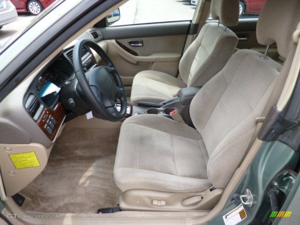 Beige Interior 2004 Subaru Outback H6 3.0 Wagon Photo #81312803