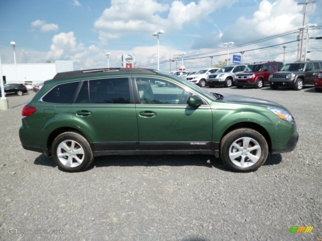 Cypress Green Pearl 2013 Subaru Outback 2.5i Premium Exterior Photo #81313016