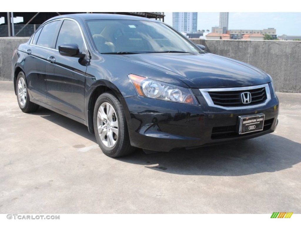 2009 Accord LX-P Sedan - Crystal Black Pearl / Ivory photo #1