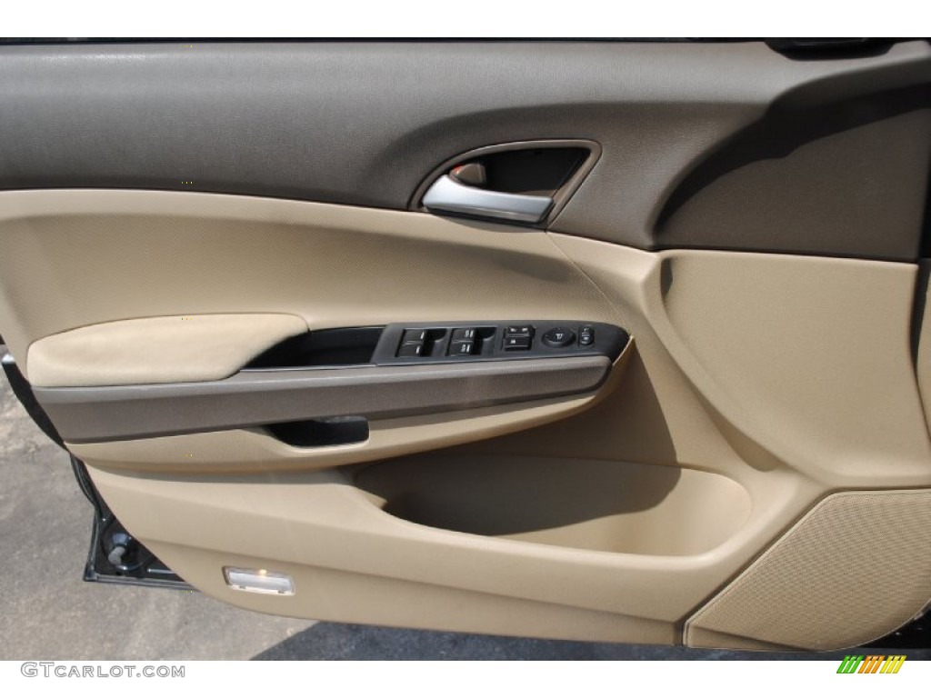 2009 Accord LX-P Sedan - Crystal Black Pearl / Ivory photo #10