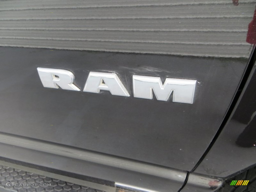 2008 Ram 1500 Lone Star Edition Quad Cab 4x4 - Brilliant Black Crystal Pearl / Khaki photo #16