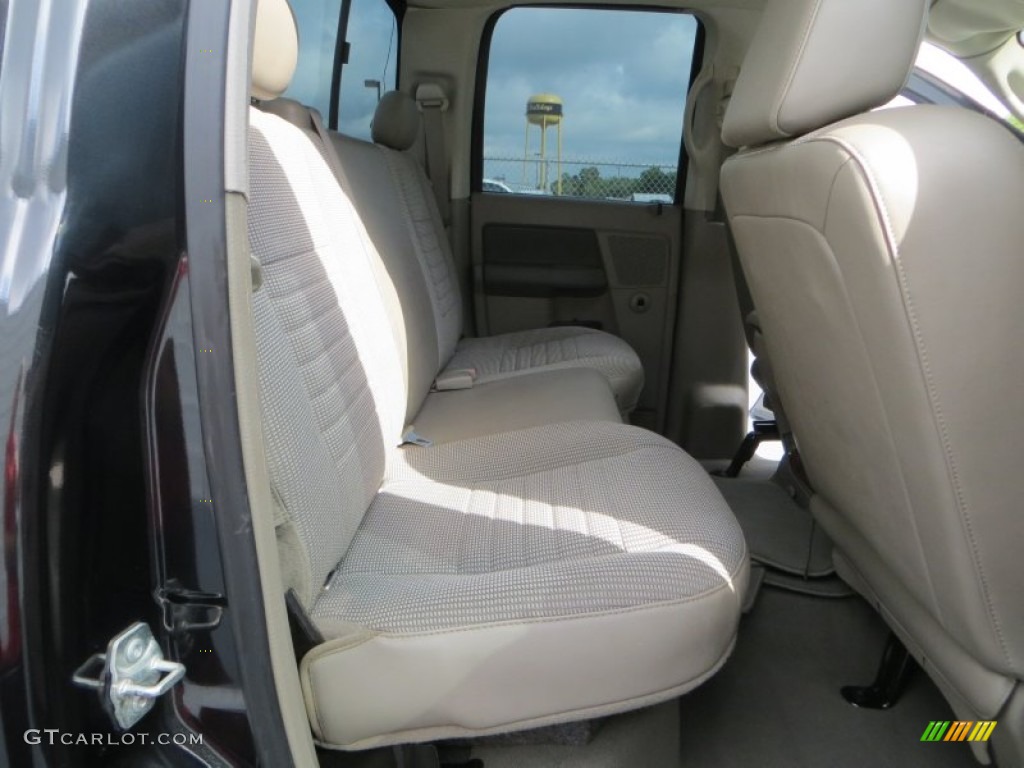 2008 Ram 1500 Lone Star Edition Quad Cab 4x4 - Brilliant Black Crystal Pearl / Khaki photo #29