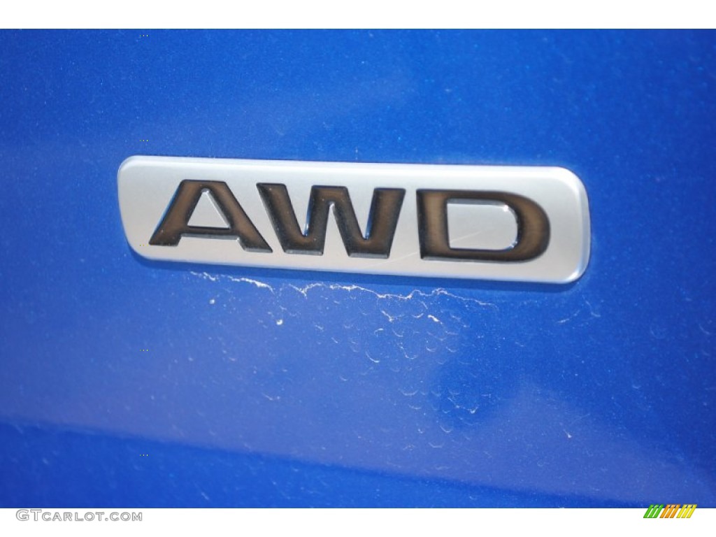 2007 SX4 Convenience AWD - Techno Blue Metallic / Black photo #9