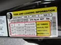 2012 Ford Fiesta S Sedan Info Tag