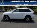 2014 Bright White Jeep Grand Cherokee Overland 4x4  photo #1