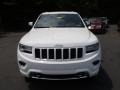 2014 Bright White Jeep Grand Cherokee Overland 4x4  photo #3