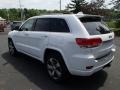 2014 Bright White Jeep Grand Cherokee Overland 4x4  photo #8