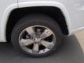 2014 Bright White Jeep Grand Cherokee Overland 4x4  photo #9