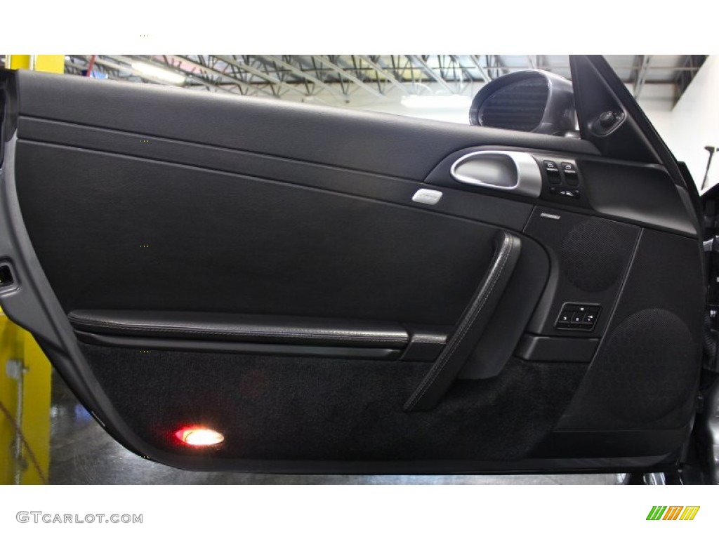 2006 Porsche 911 Carrera 4S Cabriolet Black Door Panel Photo #81315212