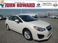 2013 Satin White Pearl Subaru Impreza 2.0i Premium 4 Door  photo #1