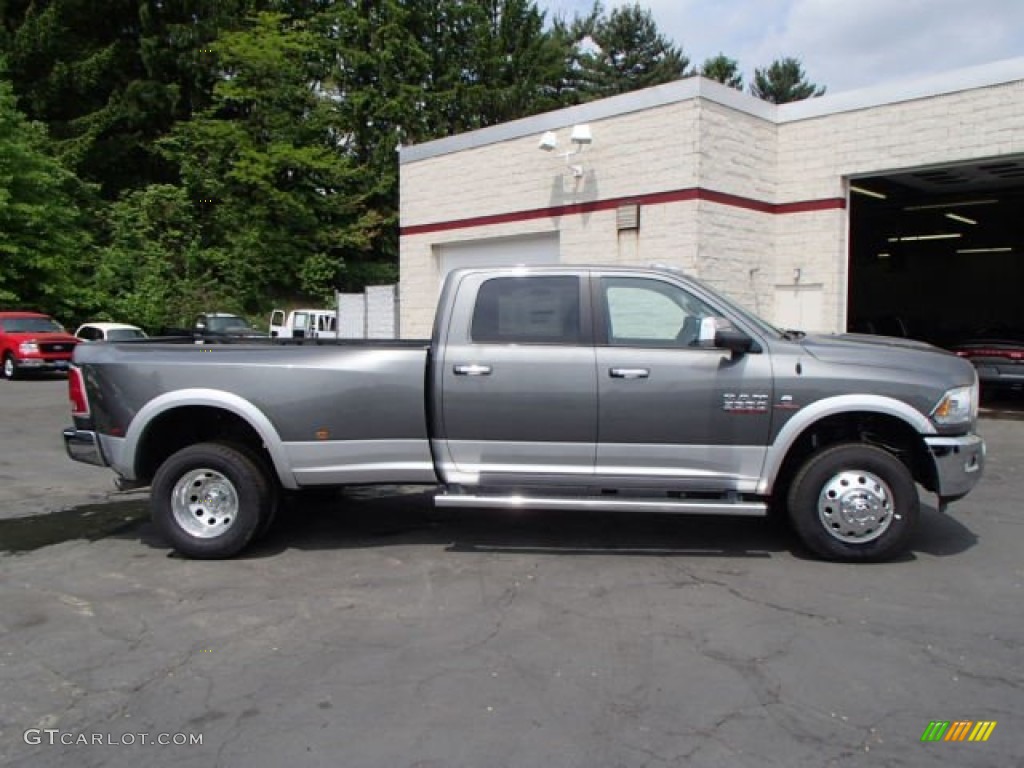 Mineral Gray Metallic 2013 Ram 3500 Laramie Crew Cab 4x4 Dually Exterior Photo #81315938