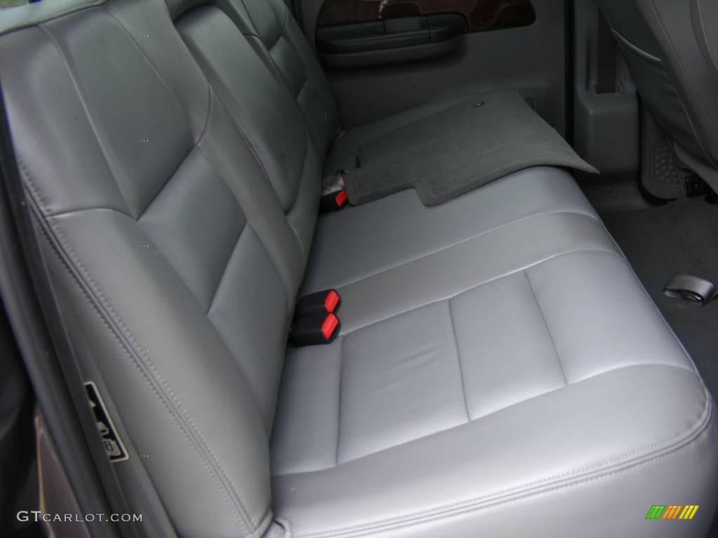 2003 F250 Super Duty Lariat Crew Cab 4x4 - Dark Shadow Grey Metallic / Medium Flint Grey photo #36