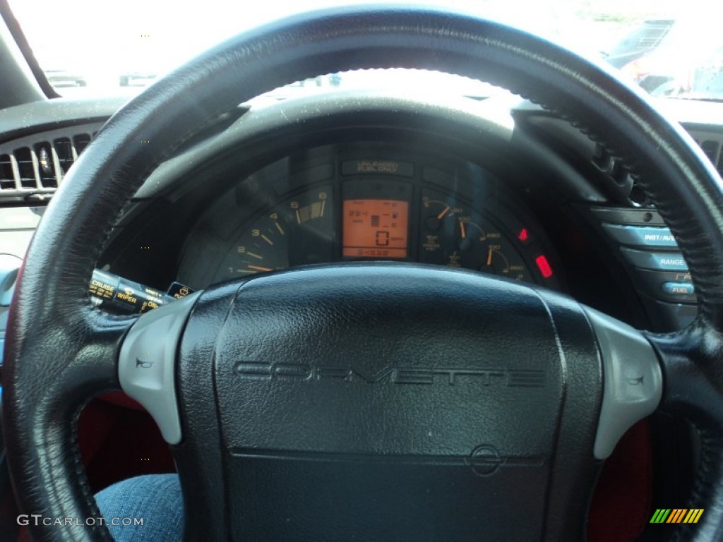 1990 Corvette Coupe - White / Red photo #4