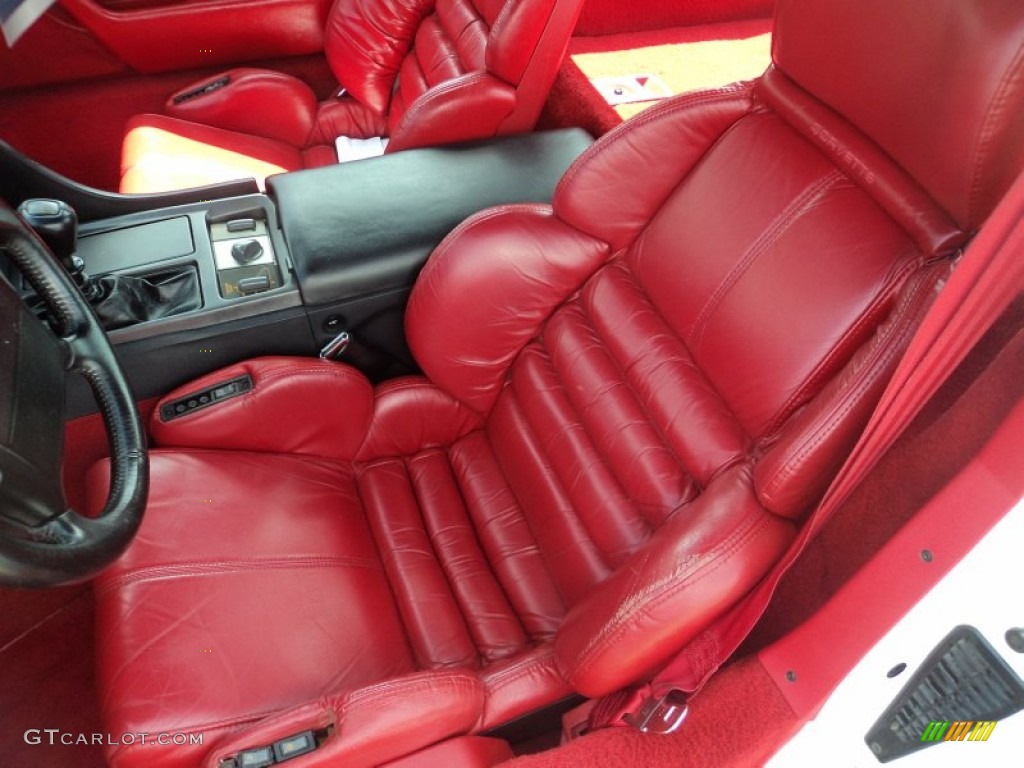 1990 Chevrolet Corvette Coupe Front Seat Photo #81317459