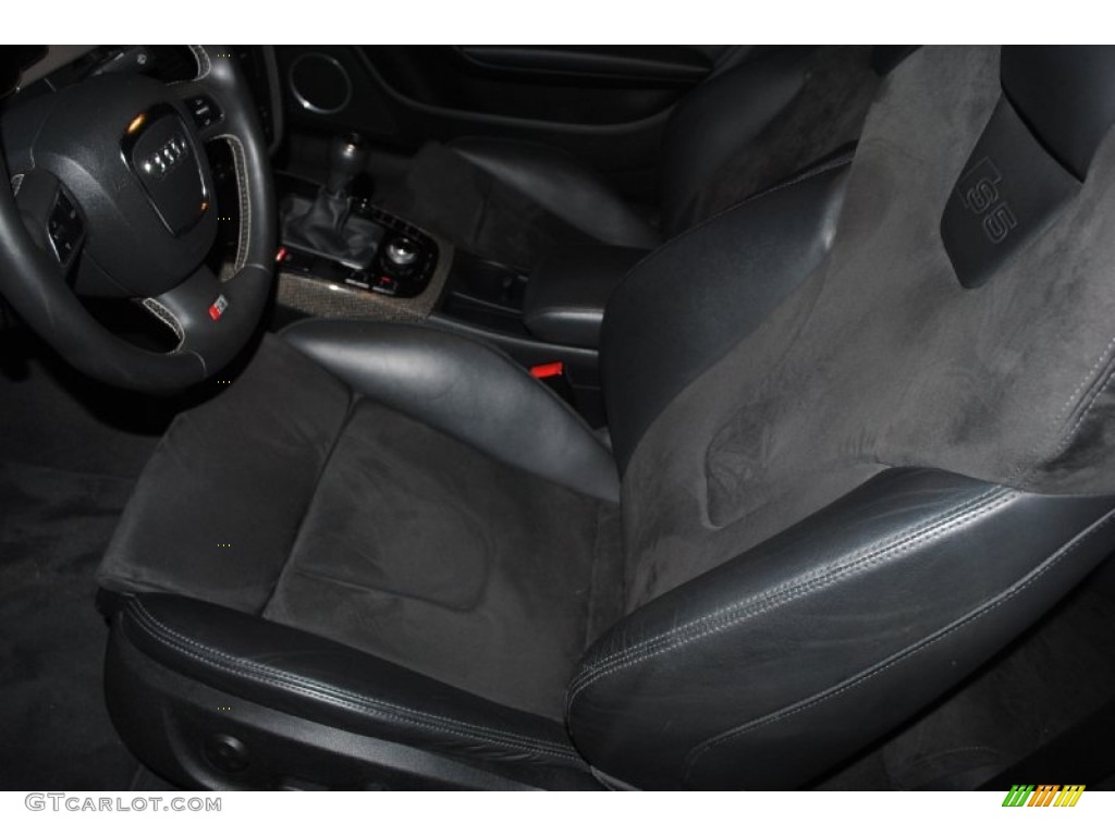 Black Silk Nappa Leather/Alcantara Interior 2011 Audi S5 4.2 FSI quattro Coupe Photo #81318305