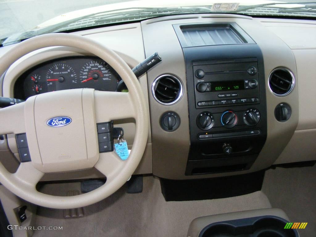 2005 F150 XLT SuperCrew 4x4 - Dark Stone Metallic / Tan photo #10