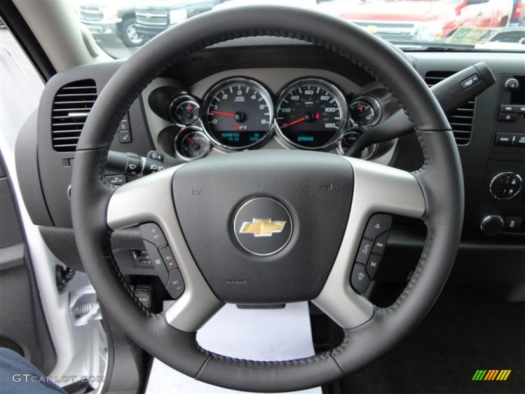 2013 Silverado 1500 LT Extended Cab 4x4 - Summit White / Ebony photo #10