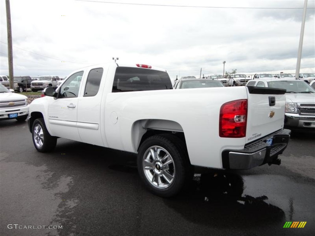 2013 Silverado 1500 LT Extended Cab - Summit White / Ebony photo #5