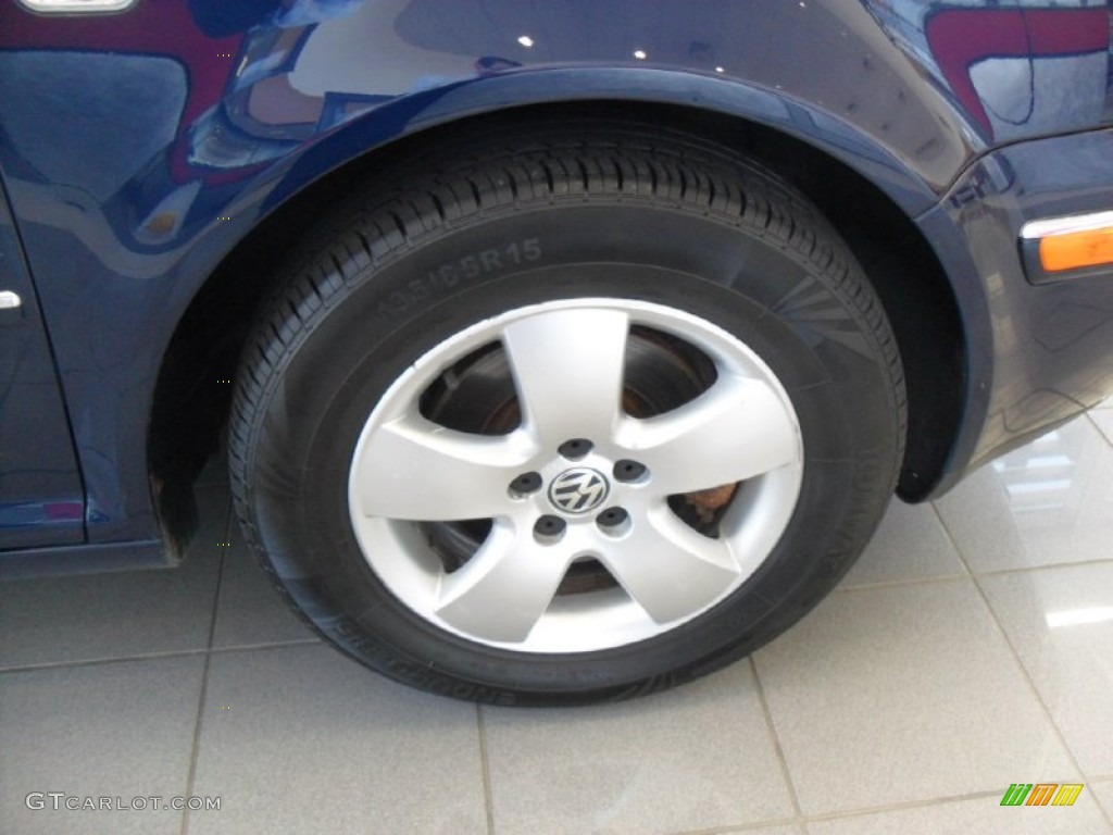 2004 Jetta GLS Sedan - Galactic Blue Metallic / Black photo #5