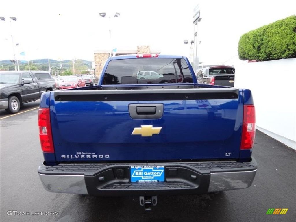 2013 Silverado 1500 LT Extended Cab 4x4 - Blue Topaz Metallic / Ebony photo #6