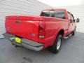 2001 Red Ford F250 Super Duty XLT Super Crew  photo #4