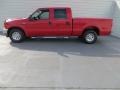2001 Red Ford F250 Super Duty XLT Super Crew  photo #6