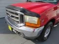 2001 Red Ford F250 Super Duty XLT Super Crew  photo #10